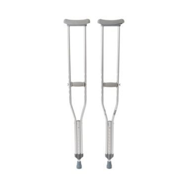 McKesson Aluminum Frame Adult Underarm Crutches