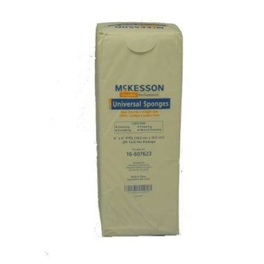 McKesson 4 x 4 Inch All Purpose Gauze Sponges 4 Ply - 16-607623