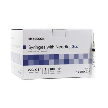 McKesson Syringe with Hypodermic Needle