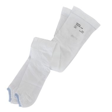 Medi-Pak Anti-Embolism Thigh High Inspection Toe Compression Stockings, Open Toe, White