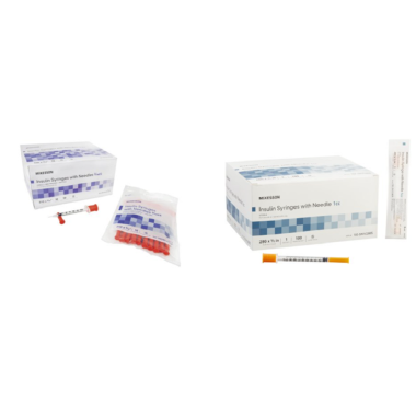 McKesson Insulin Syringes with Needle