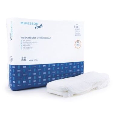 McKesson Youth Absorbent Underwear