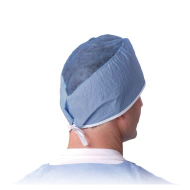 Medline Surgeon Caps - Tie Back (Disposable)