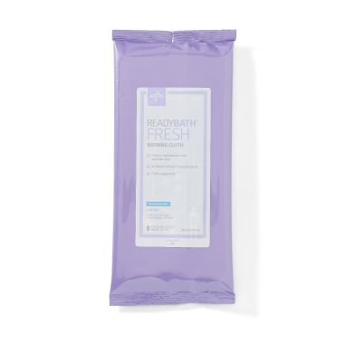 Medline ReadyBath Fresh Standard-Weight Bathing Cloths