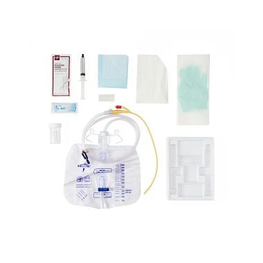 Medline Silicone-Elastomer Latex 2-Way Foley Catheter Tray - DYND11008