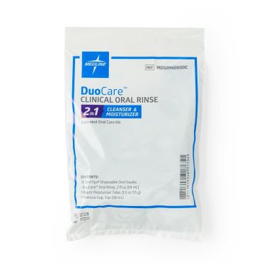 Medline DuoCare Extended Stay Oral Care Swab Kit - MDS096000DC