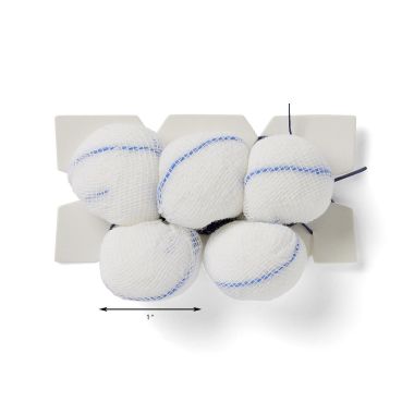 Medline X-Ray Detectable Tonsil Sponges, Size S - L