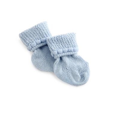 Medline Infant Booties, Blue, Pink, or White