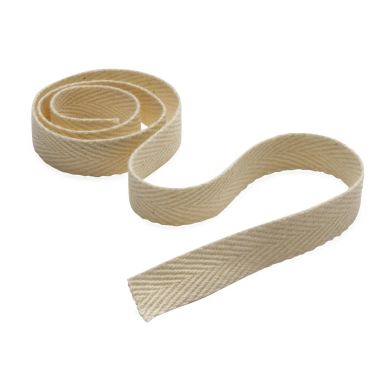 Medline Unbleached Twill Tapes, Cotton or Polyester