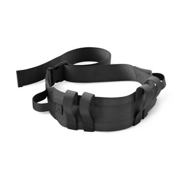 Medline Wide Transfer Belt with Handles, Black