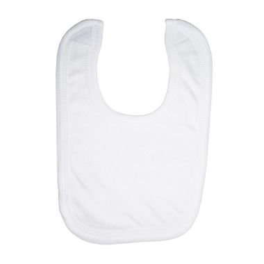 Medline Knit Infant Bibs, White - MDTDDR1023