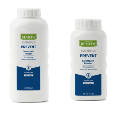 Medline Remedy Essentials Prevent Cornstarch Powder - Fresh Scent