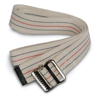 Medline Cotton Gait Belts, Washable - 54, 60, 72 Inch