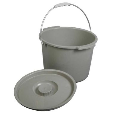 Medline Replacement Commode Bucket - Optional Lid & Handle