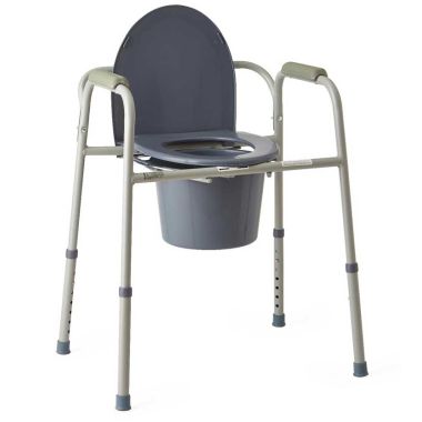 Medline Steel Bedside Commode