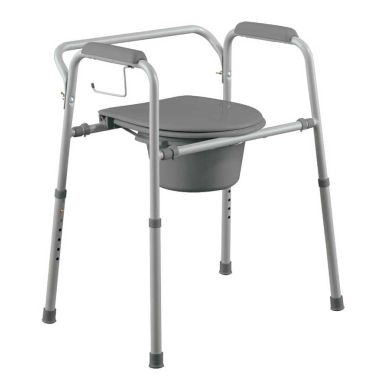 Medline Knockdown Commode with Microban