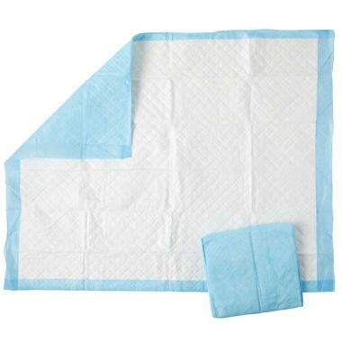 Medline Ultra Breathable Protection Plus Underpads, Polymer Super Absorbency Pad