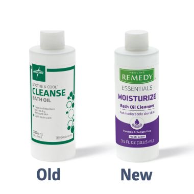 Medline Remedy Essentials Bath Oil Cleanser - Moisturizer