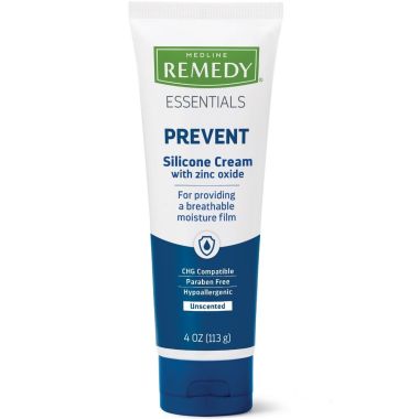 Medline Remedy Essentials Silicone Cream with Zinc Oxide - MSC095420
