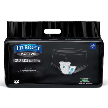 Medline FitRight Active Male Guards - MSCMG02