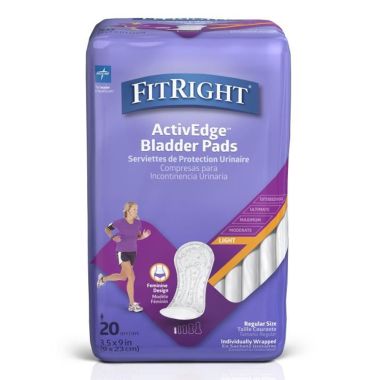 Medline FitRight Bladder Control Pads FBC1010