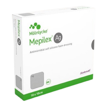 Mepilex AG 287100 | 4 x 4 Inch by Molnlycke