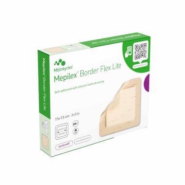 Mepilex Border Flex Lite 581200 | 3 x 3 Inch by Molnlycke