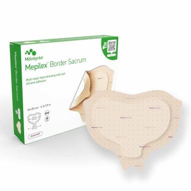 Molnlycke Mepilex Border Sacrum Foam Dressings