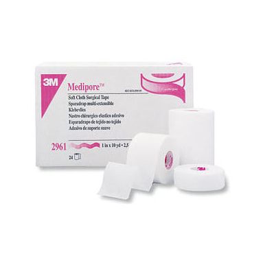 3M Medipore Surgical Tape, Soft Cloth - 1, 2, 3 ,4, 6 Inch