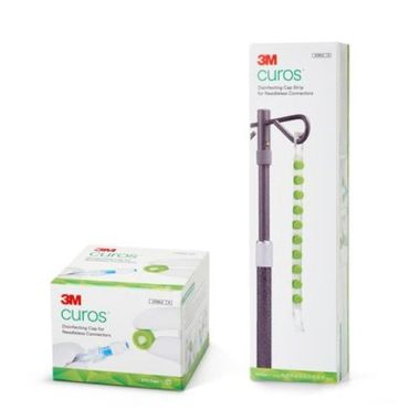 Curos Disinfecting Caps for Needleless Connectors - 3M 