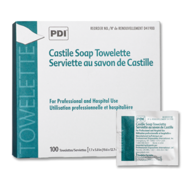 Nice Pak Products Castile soap towelettes