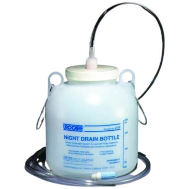 Urocare 4100 Night Urinary Drainage Bottle (2 Liter) w/ 60-Inch Tubing