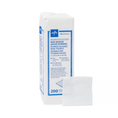 Medline Nonsterile Non-Woven Gauze Sponges - Standard & Regular