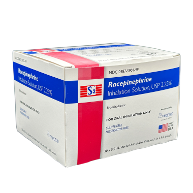 S2 Racepinephrine Inhalation Solution, 2.25% - 0.5 mL