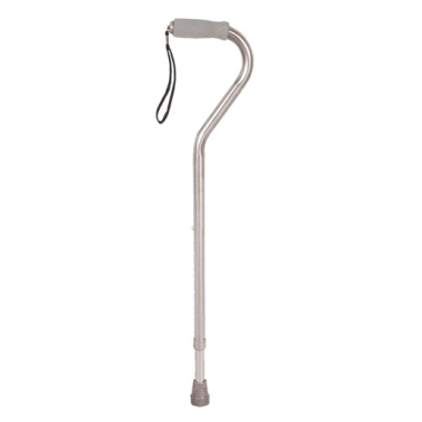Offset Handle Walking Cane with Comfortable Foam Grip