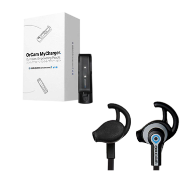 Earphones and Charger (OrCam Device Accessories)