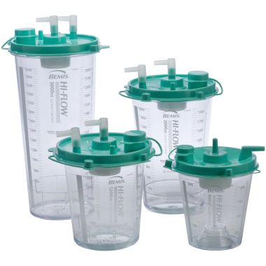 Bemis Hi-Flow Suction Canister with Sealing Lid