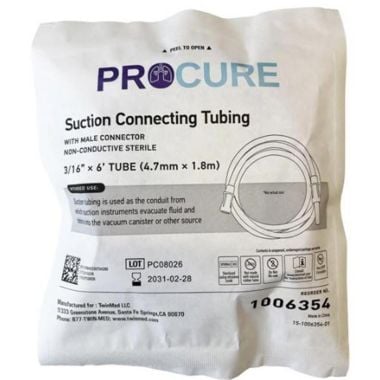 ProCure Suction Connecting Tubing - Several Sizes