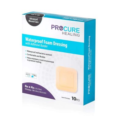 Procure Waterproof Foam Dressing with Border - Several Sizes