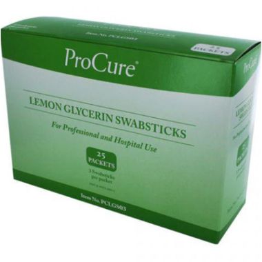 ProCure Lemon Glycerin Swabsticks, Triple Pack