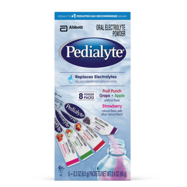 Pedialyte® Electrolyte Powder Packets - Apple, Strawberry, Fruit Punch, Grape