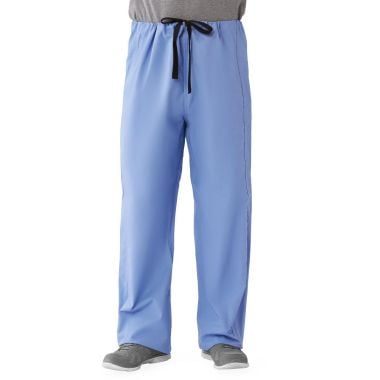 Medline Unisex 100% Cotton Reversible Drawstring Scrub Pants