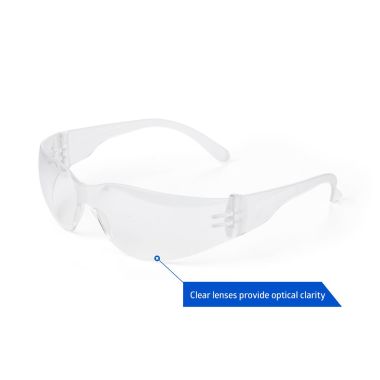 Medline Clear Frame Safety Glasses