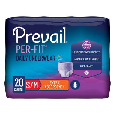 Prevail Per-Fit Underwear for Women - Extra Absorbency | M, L, XL