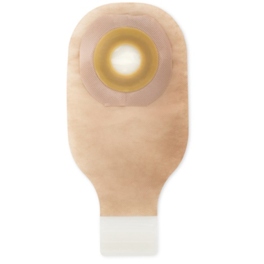 Premier Drainable Pouch Standard Wear - Pre-Cut with Flat Barrier Beige