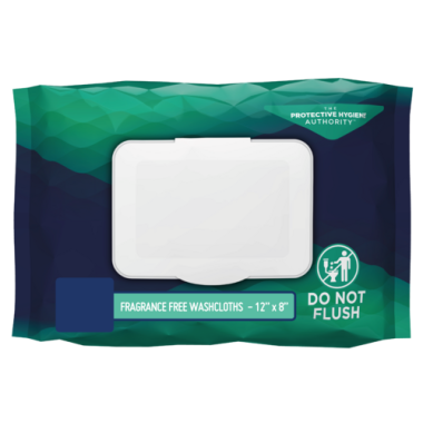 Prevail Adult Disposable Washcloths, Fragrance-Free - WW-810