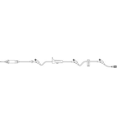 CARESITE Primary IV Administration Set, 3 Ports 112 Inch - 354205