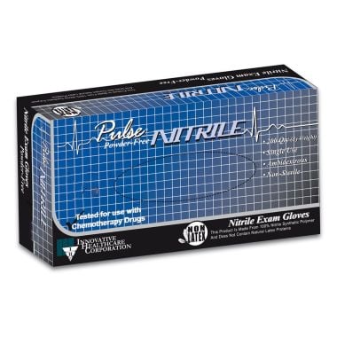 Pulse Nitrile Exam Gloves Powder Free - NonSterile