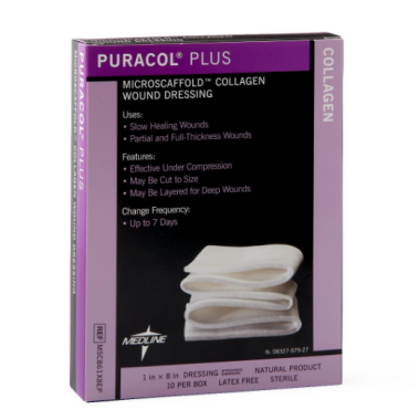Medline Puracol Plus Microscaffold Collagen Dressings