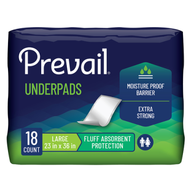First Quality Prevail Fluff Underpads - Large
